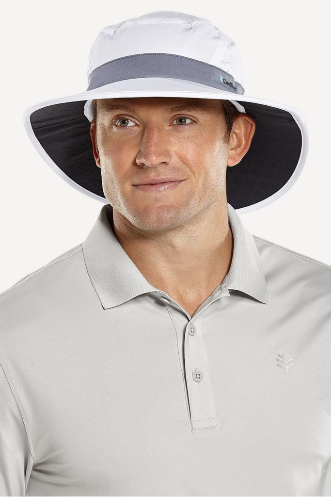 Chapeau anti-UV compressible unisexe - Golf - Coolibar - Ker Sun